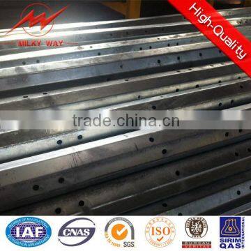 ISO 12m 12KN outdoor steel gate pole for Africa