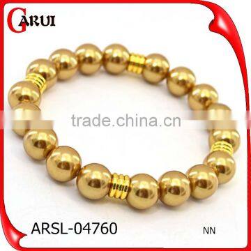 New Gold Chain Design for Men Wristband Cat's Eye Opal Beads Bracelet Bangle photo-4