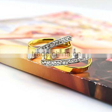 Mix Color Earrings Vintage Rhinestone Simple Design Earrings photo-5