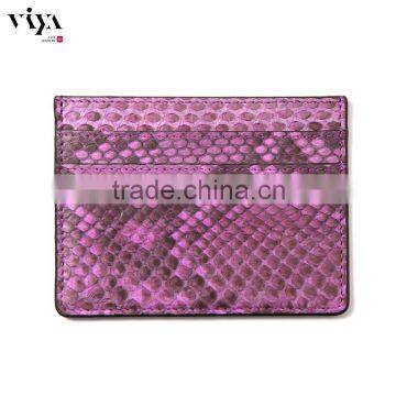 2016 Latest Business Credit Card Holder Python Leather Card Holder