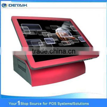 DTK-POS1578 Red Color OEM Accepted 15 Inch LED Touch POS System