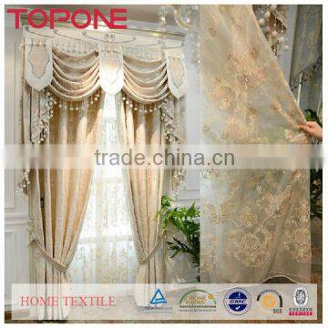 Fashion new quality best sale polyester oem elegant window curtain