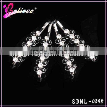 2015 Popular cheap fine jewelry rhinestone hair pins wholesale gypsy hair jewelry