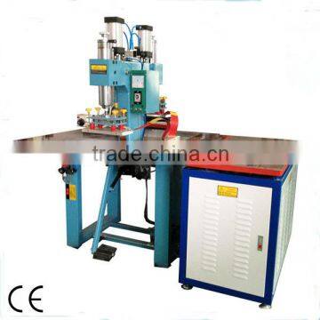 High frequency welding machine with double working stations