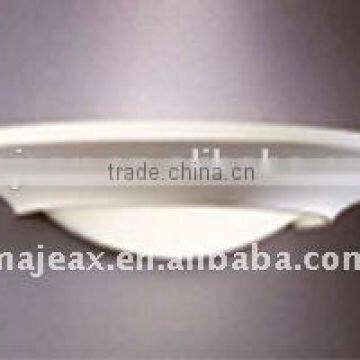 Decorative White Gypsum Plaster E14 Glass Wall Light