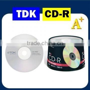 TDK A+ cd, blank cd, made in taiwan products