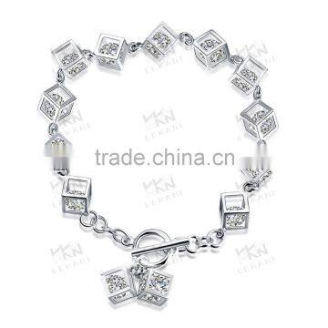 2016 latest design 925 sterling silver bracelet jewelry for girls                        
                                                                Most Popular