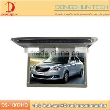 10.2 Inch Car roof monitor with MP5 function,support USD,SD card and HDMI