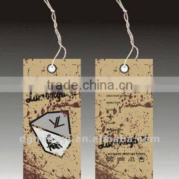 Customed 4C custom printing hangtags