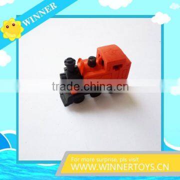 Novelty 3d train shape eraser for school