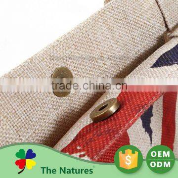 Custom Print Unique Shopping Burlap Wedding Bag photo-4