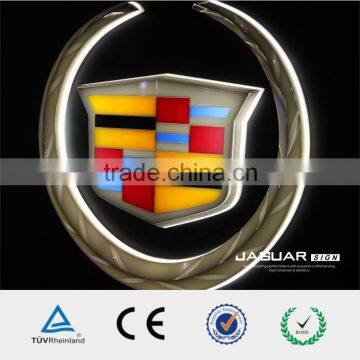 custom made charming led lighting logos luxury car emblem