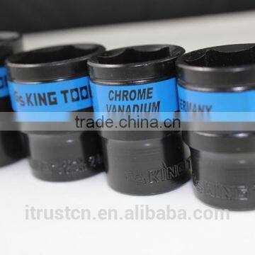 King Tools 12PT Black Short Socket Wrench With Blue Belt 1/2" DR Tool KT005 photo-2