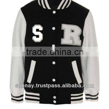 Varsity Jacket Letterman Baseball Jacket with customized logo