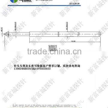 diametrer 0.38mm gold plated test pin for electronic machine
