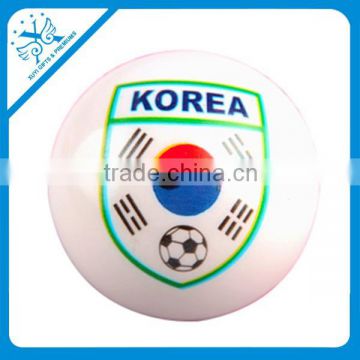 Custom printed bouncy balls country flag soccer ball wholesale