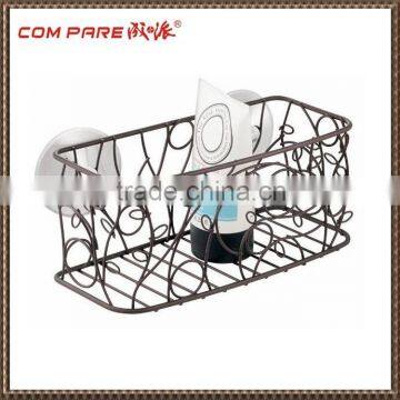 new design pink bathroom metal shampoo rack