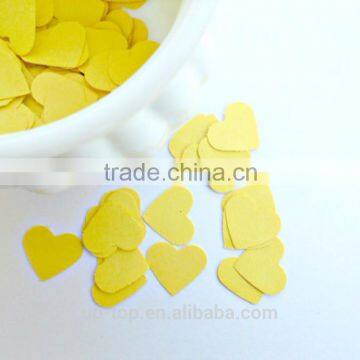 ~Wholesale~Heart Yellow Wedding Tissue Paper Confetti