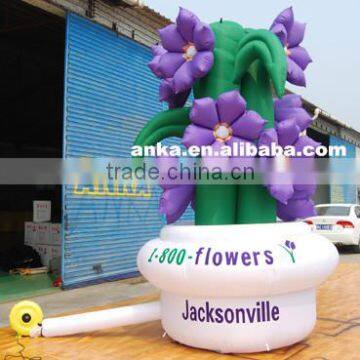 Customized design vivid inflatable flower with flowerpot                        
                                                                                Supplier's Choice