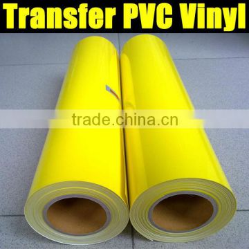 PVC Heat Transfer Film for T-shirt yellow color