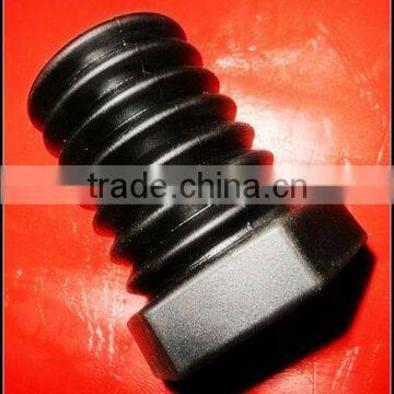 Rubber screw