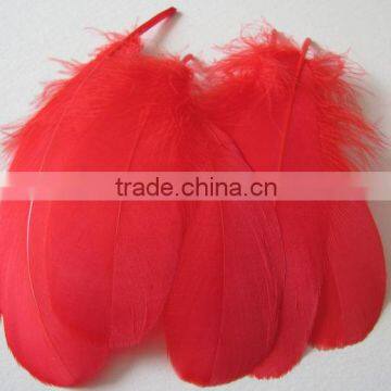 Decorative goose feathers for hats