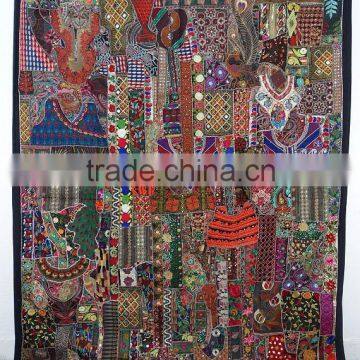 Bohemian Tribal Patchwork Wall Decor Art Curtains