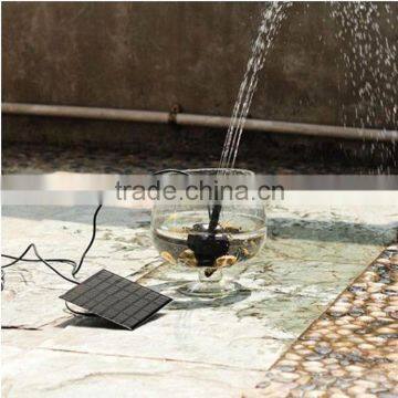 Garden Decorative 3v 5v 7v 9v 12v 24v Dc Fountain Pump Solar Power Kits