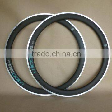 50mm carbon alloy rims 23mm wide clincher road rims