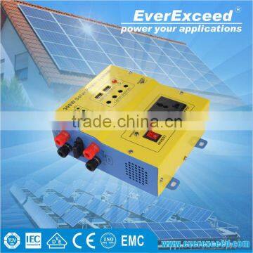 EverExceed home wind solar hybrid power system with Built-in Solar Controller