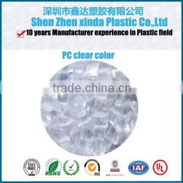 Free sample of transparent polycarbonate PC resin/granules/pellet