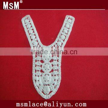 2015 wholesale new neck design with lace work