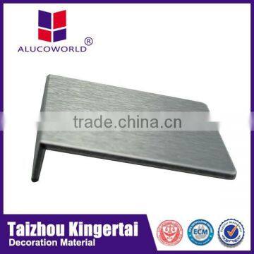 Alucoworld brushed finish stainless steel aluminum composite plate