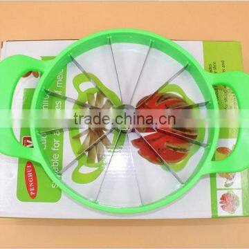 Quality meleon cutter with stainless steel blades watermelon cutter