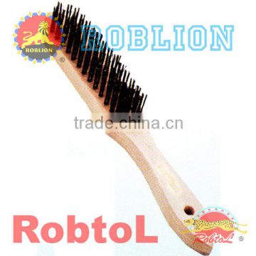 Steel Wire Brush with Wooden Hadle(itemID:QIAB)-Mary