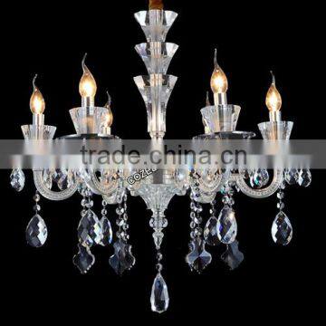 Modern Lamparas Decorative Crystal Glass Hanging Chandelier Lamps Lights and Lightings CZ5017/6