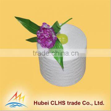 optical white polyester spun yarn 30/2 in hubei china