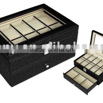 Durable Leather Watch collection Box