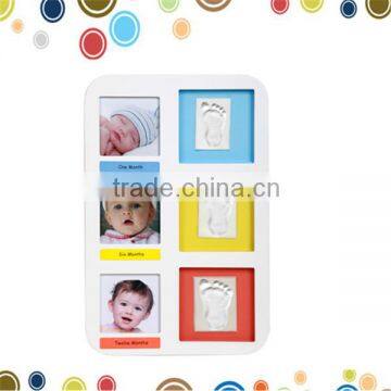 2016 New baby hand print super light clay frame