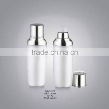 Plastic Cosmetic Container Acrylic Lotion Cosmetics Packaging Acryl Oval Series 140ml