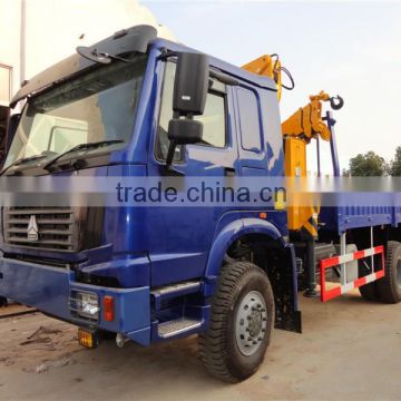 China factory 4*2 16 ton howo truck mounted crane