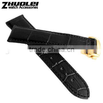 2015 Fashion Croco Grain Calf Leather Watch Band Leather Watch Strap 19mm 20mm 22mm photo-4