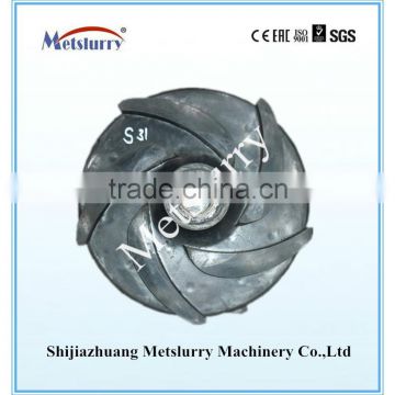 Anti-corrosion standard long working unclog pump impeller