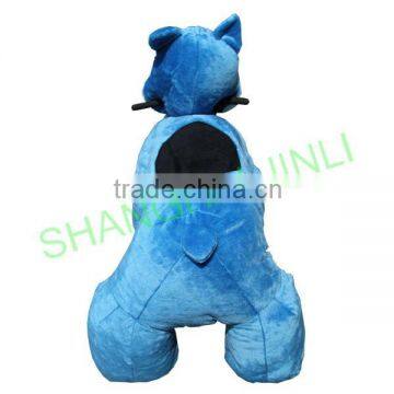 JL-B14 Ride on Blue Cat Start With Key Button or Coins,walking Animal,ride on Car photo-6