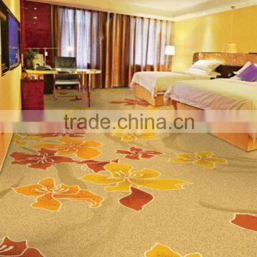 High Quality Luxury Warmth Fireproof Polyester Yarn Hotel Hall Corridor Carpet Customize Pattern Star Carpet