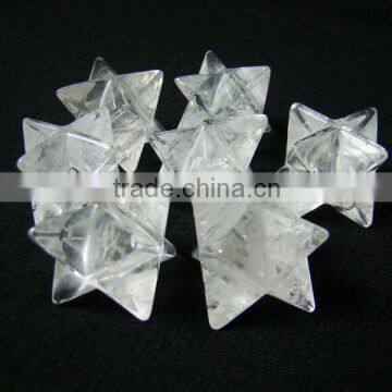 Natural Crystal Quartz Merkaba Star For Wholesale