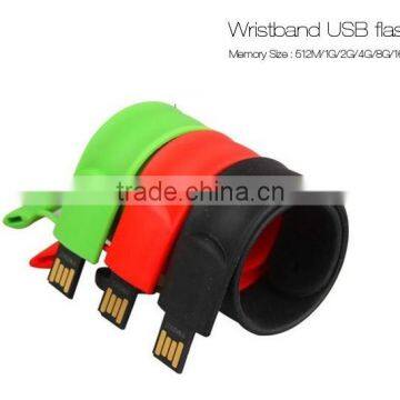 Silicon Bracelet Wristband USB Flash Disk Dong Guan