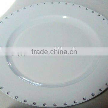 Plastic Plate w.Stones