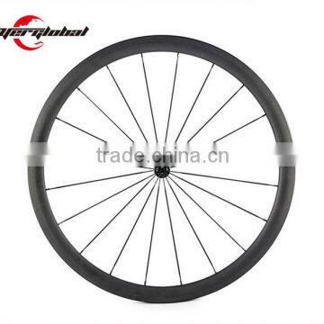 Customized logo chinese carbon road bike clincher wheels 38mm 700c carbon wheelset with Powerwat R13 hub in T800 carbon fiber