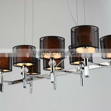 Hotel fabric chandelier lighting